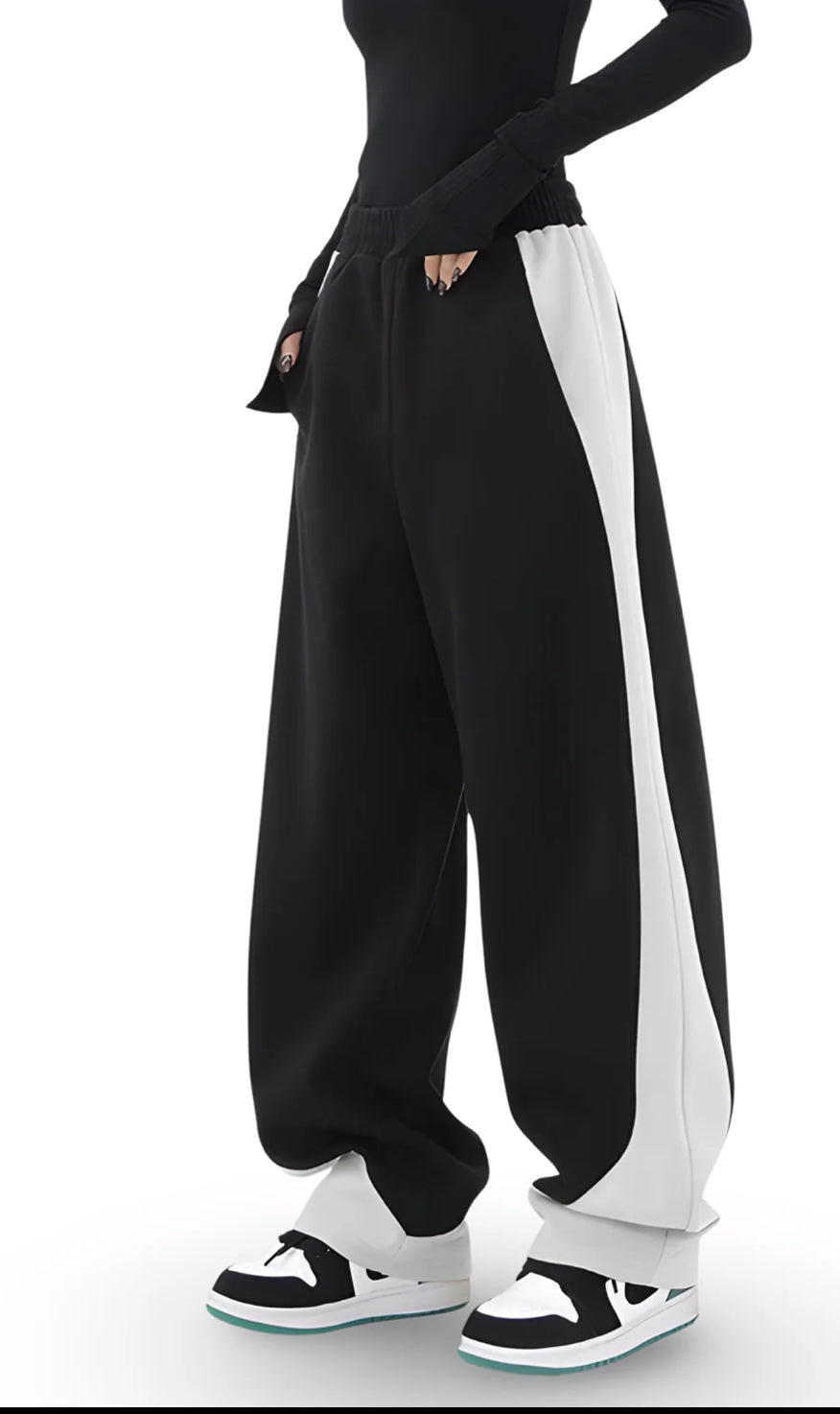 WOLFF | LONDON Dual Color Oversized Pants