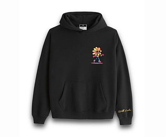 WOLFF LONDON Groovy Flower Oversized Hoodie