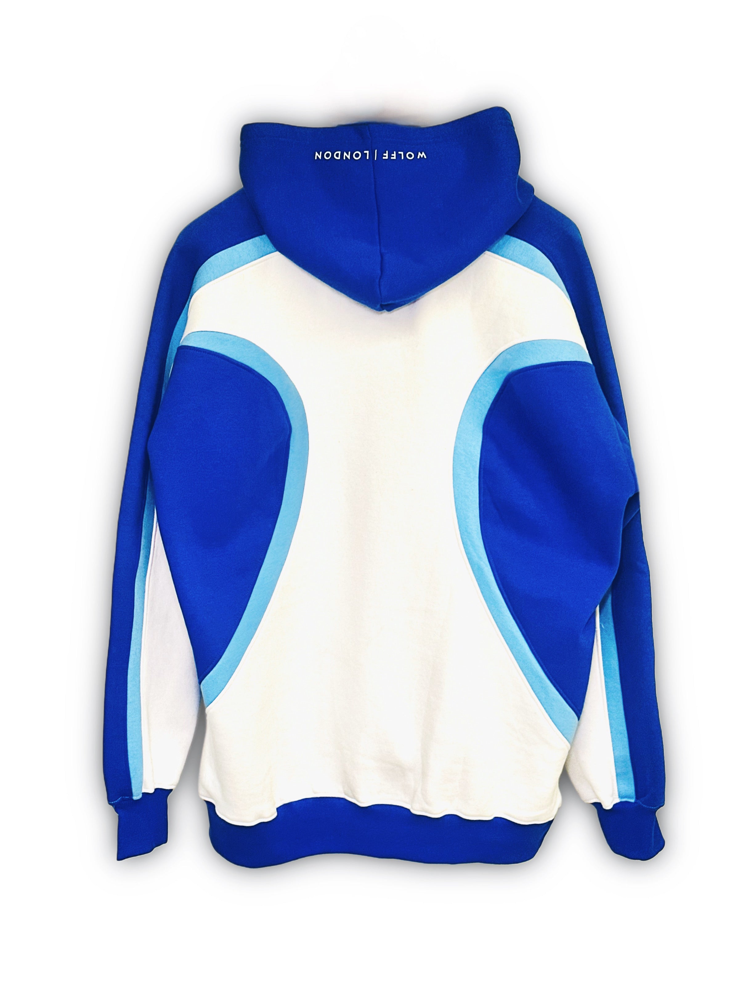 WOLFF | LONDON Aqua Curve Hoodie