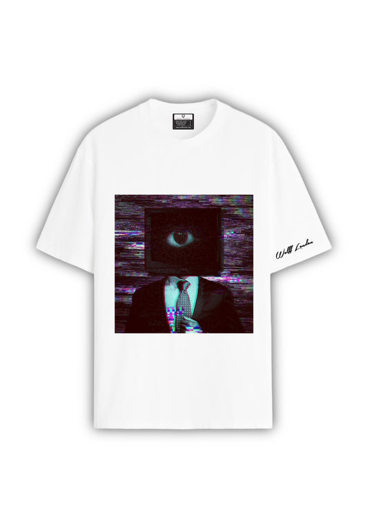 WOLFF | LONDON Glitch Head Oversized T shirt