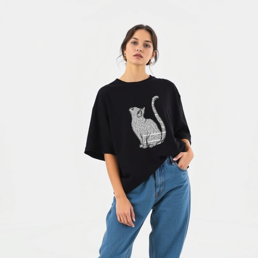 WOLFF | LONDON Women Feline T Shirt