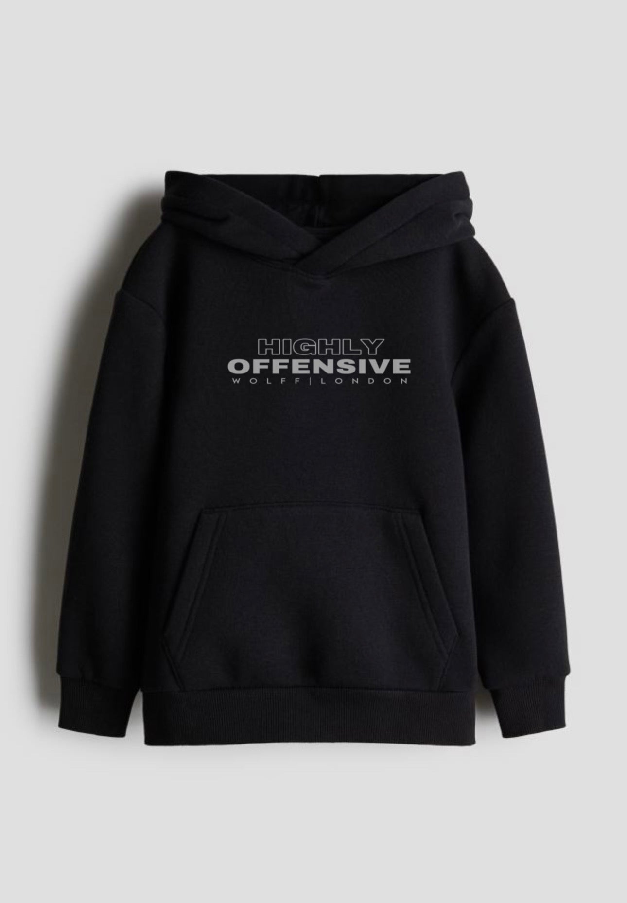 Cotton Premium Hoodie Black