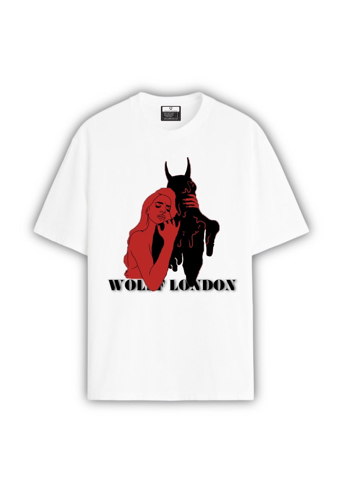 WOLFF | LONDON Devil's Embrace Oversized T shirt