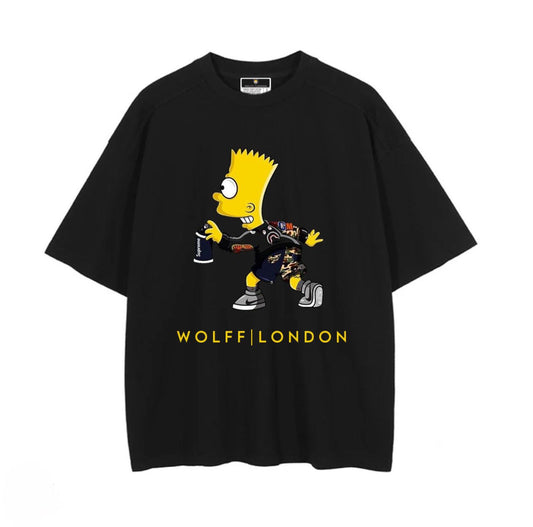 WOLFF | LONDON Bart Simpson T shirt