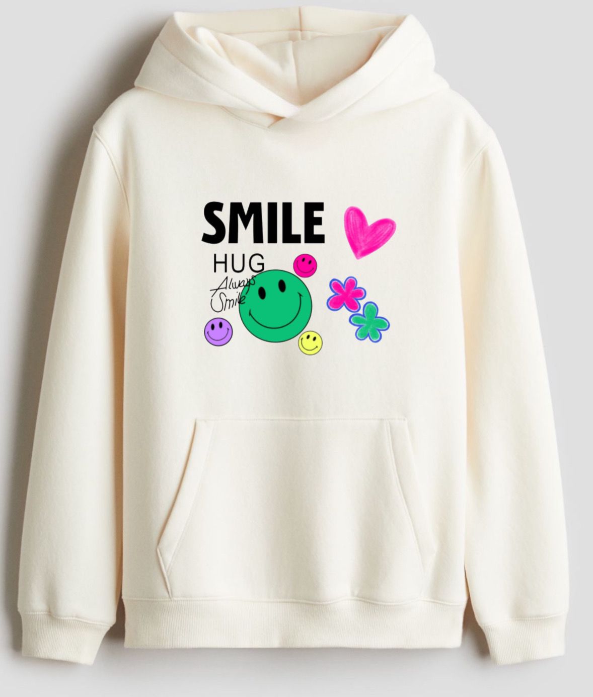 Cotton Premium Hoodie Smile Hoodie