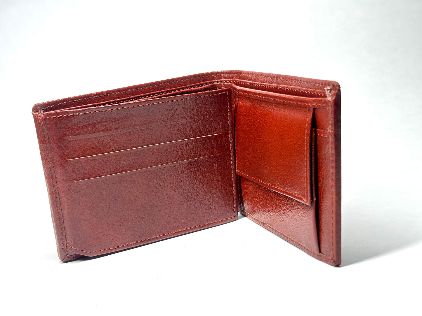 WOLFF | LONDON Genuine Leather Dark Brown Wallet