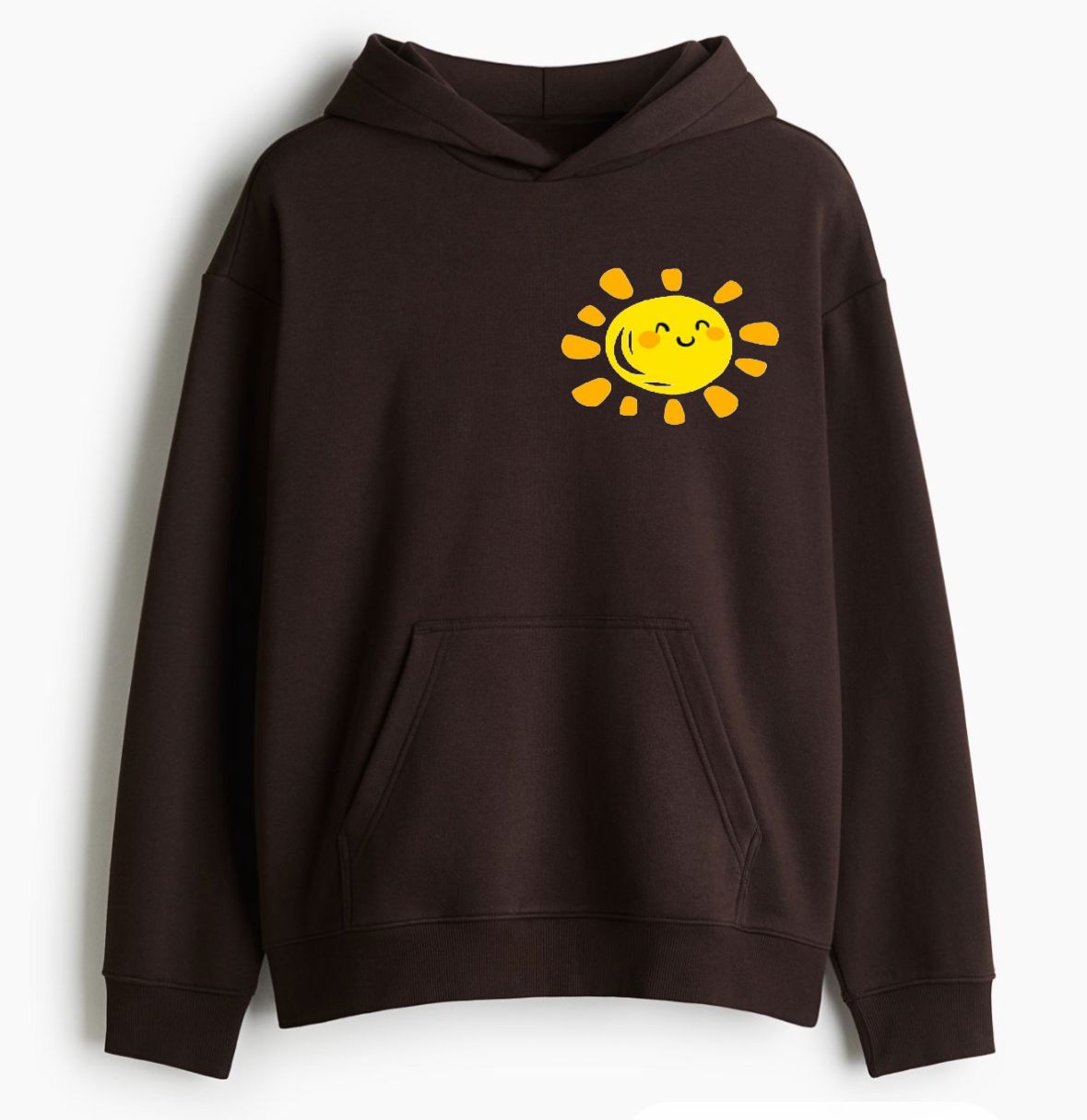 Cotton Premium Brown Sunshine Hoodie